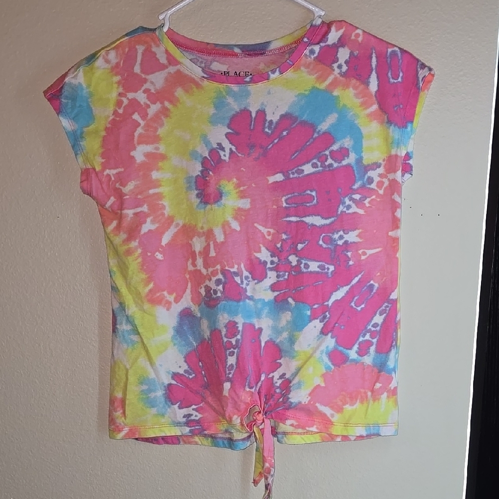 Colorful Tie-Dye Kids Shirt The Children's Place Size L 10/12